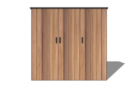 Tuinkast Thermowood Fraké