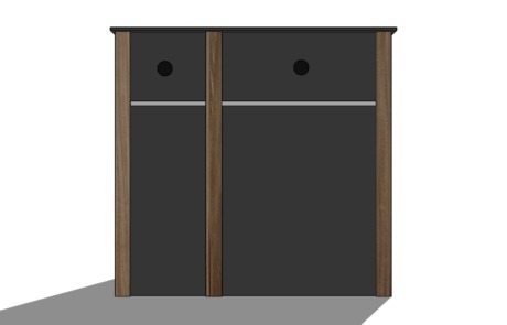 Tuinkast Thermowood Fraké